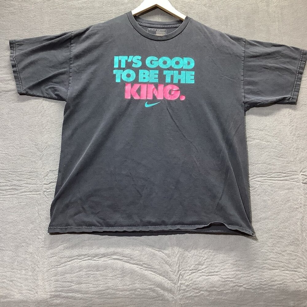 Nike Lebron James Vintage Shirt‎ XLarge South Beach Miami Heat King James NBA